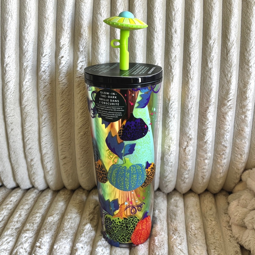 Starbucks Glow-in-the-Dark Halloween Tumbler UFO LIMITED Edition